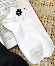 WEGO フラワーショートソックス