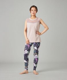 Chacott Chacott BALANCE ローズガーデンプリントレギンス