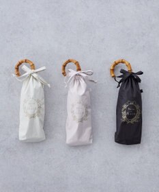 Maison de FLEUR 遮光&UV CUT フリル折りたたみ傘