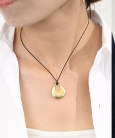 Pisceans ムーンディスク×くみひもネックレス