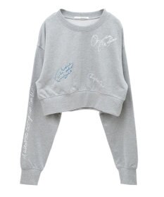 Green Parks ・ＥＬＥＮＣＡＲＥ　ＤＵＥ　ロゴ刺繍ショートスウェッ