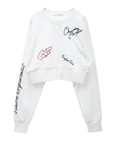 Green Parks ・ＥＬＥＮＣＡＲＥ　ＤＵＥ　ロゴ刺繍ショートスウェッ