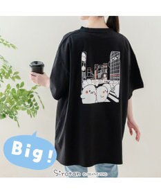 Mother garden しろたん ビッグTシャツ 半袖 《たのしい交差点》 ユニセックスフリーサイズ