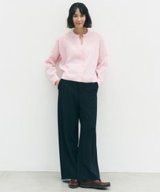 UNFILO L 【ウエストゴム/美シルエット/15サイズ展開】BEAUTY MOVE ワイドストレートパンツ