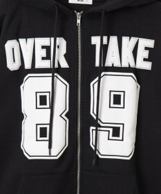 WEGO ナンバリング裏起毛BIGジップパーカー