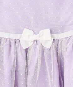 組曲 KIDS 【110-140㎝】チュールドット ドレス