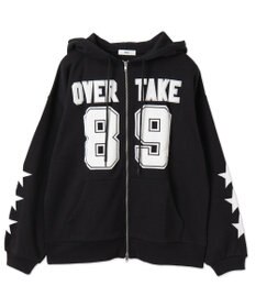 WEGO ナンバリング裏起毛BIGジップパーカー