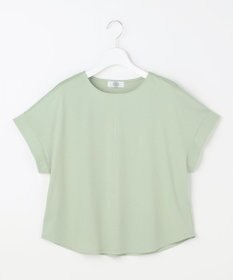 J.PRESS LADIES 【2WAY】コットンスムース フレンチスリーブ カットソー