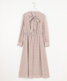 ANY SIS 【洗える】2WAYボウプリント ワンピース