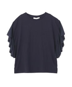 AMERICAN HOLIC 【WEB限定】袖チュールサイドスリットプルオーバー