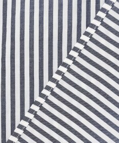 J.PRESS LADIES S 【洗える】コットンアセVis ストライプ クルーネック ブラウス