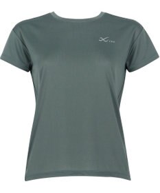 CW-X 【WOMEN】 CW-X トップス 【薄軽ランニングシャツ】 半袖 3分袖 Ｕネック 吸汗速乾性(本体) レディース DLY155 /ワコール