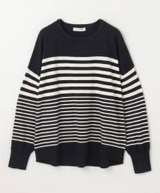 ANY 【洗濯機可】ボーダーニット