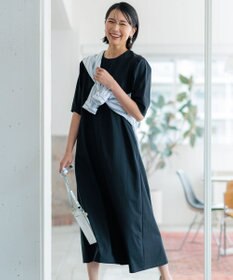 23区 S 【洗える】ALBINIコーコラン タックスリーブ ワンピース