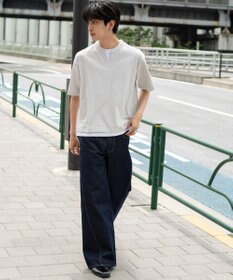 WEGO 【ユニセックス着用ITEM/MLサイズ展開】フェイクレイヤードキーネックT（SS）