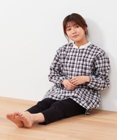 Wing 【パジャマ】長袖・長ズボン　綿100%　チェック柄　ウイング／ワコール　EP4000
