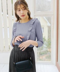 Tiaclasse 【洗える】フリルブラウス