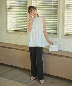 #Newans 【ANSWER for フォトジェニックスタイル】ダイアゴナルティアードブラウス