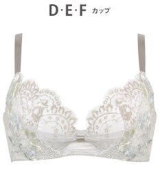 WACOAL 【リボンブラ】 【脇すっきり】 ブラジャー 脇高設計 着やせシルエット 動いても谷間をキープ ペアショーツあり レディース BRB413 /ワコール