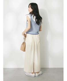CRAFT STANDARD BOUTIQUE 配色メッシュニットビスチェ
