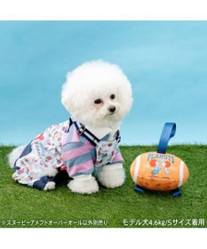 PET PARADISE スヌーピー アメフト オーバーオール 小型犬