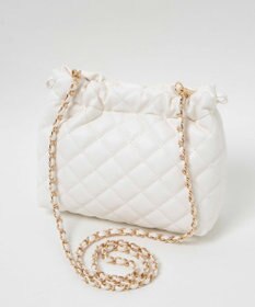 WEGO サイドリボンキルティングショルダー