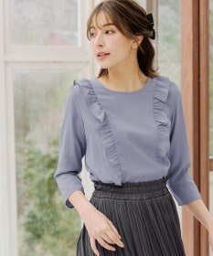 Tiaclasse 【洗える】フリルブラウス