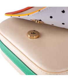 tsumori chisato CARRY カラーコンビエコレザー ショルダーバッグ