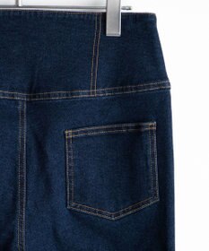 WEGO ハイウエストストレッチデニムフレアパンツ