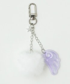 WEGO ファーエンジェルキーホルダー