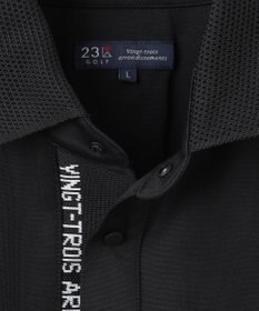 23区GOLF 【MEN】ストレッチ性抜群のハニカムメッシュコンビポロシャツ