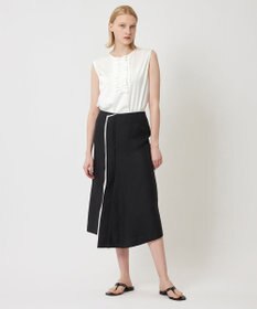 BEIGE， CHESTNUT / デザインスカート