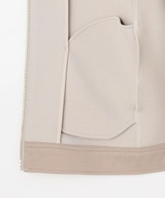 J.PRESS LADIES S 【WEB限定】ダンボールジャージー ハイネック ブルゾン