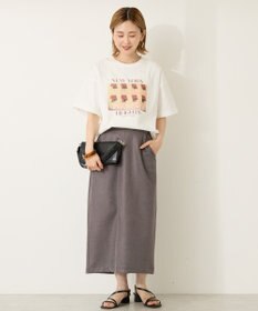 AMERICAN HOLIC フェイクレザーダンボールスカート