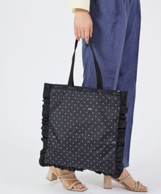 LeSportsac RF LARGE EMERALD TOTE/プティドットノワール