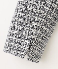 ANY ファンシーラメツイード ノーカラージャケット