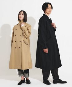 muuc 花粉シールドコート〈国産・綿100%天然素材〉〈ユニセックス・大きいサイズあり〉〈3シーズン〉〈モダンなコクーンシルエット〉