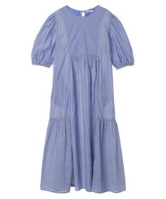 CRAFT STANDARD BOUTIQUE インド綿パフスリーブギャザーワンピース