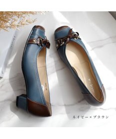 Pointer 日本製 本革リボン付きパンプス