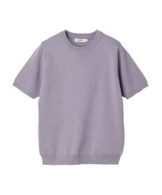 earth music&ecology 総針クルーネックハンソデプルオーバー