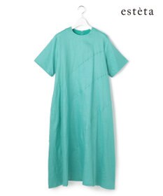23区 【エステータ】チンツリネン Aライン フレアワンピース