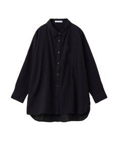 Green Parks インド綿 シアサッカーシャツ