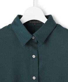 23区 【滝沢眞規子さん着用/洗える】メリノウールサテン 2WAYドルマンスリーブシャツ