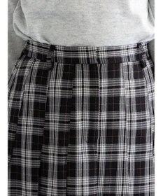 Te chichi チェックアソートロングプリーツスカート