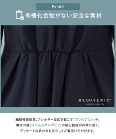 Tiaclasse 【GOLD LABEL・洗える】パールボタン付きポンチワンピース