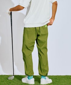 PW CIRCULUS 【撥水加工/ ストレッチ】【MEN】ベルト付 ワイドカーゴパンツ ゴルフ