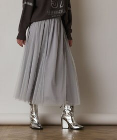 GRACE CONTINENTAL ラメチュールスカート