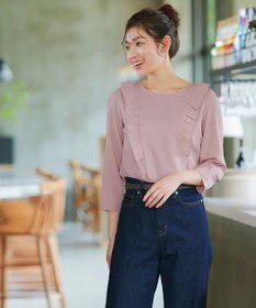 Tiaclasse 【洗える】フリルブラウス