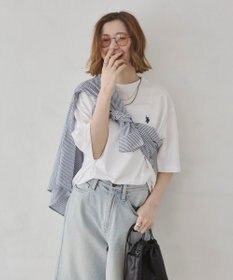 WEGO 【ユニセックス着用ITEM/MLサイズ展開】U.S. POLO ASSN.別注 接触冷感T（SS）