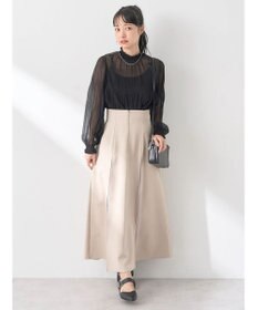 earth music&ecology マチプリーツスカート